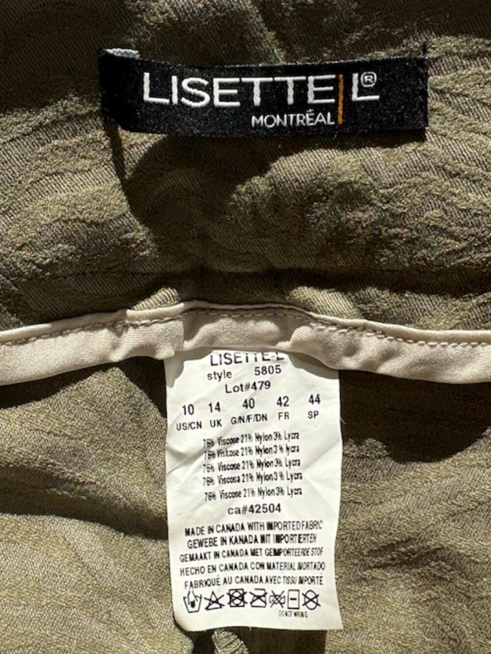 Lisette L Montreal Green Pants